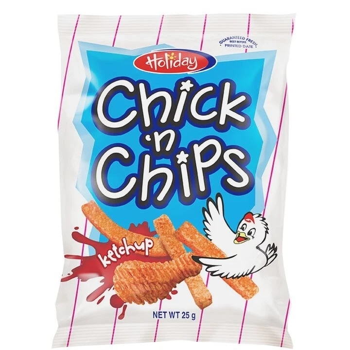 HOLIDAY CHICK N CHIPS KETCHUP 25g 6PACK