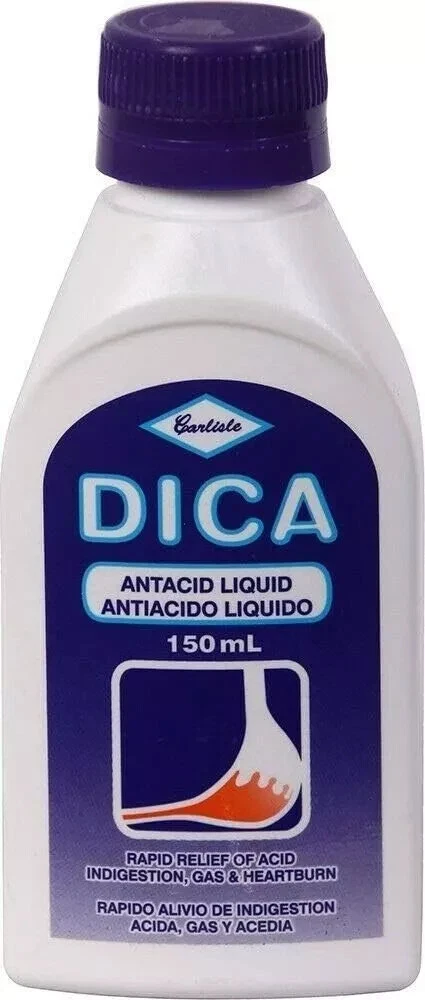 Dica Antacid Liquid 150ml for Heartburn & Indigestion