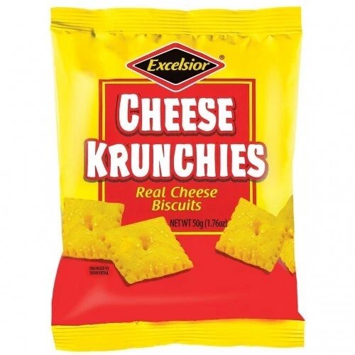 Excelsior Cheese Krunchies 50 g 4‑Pack