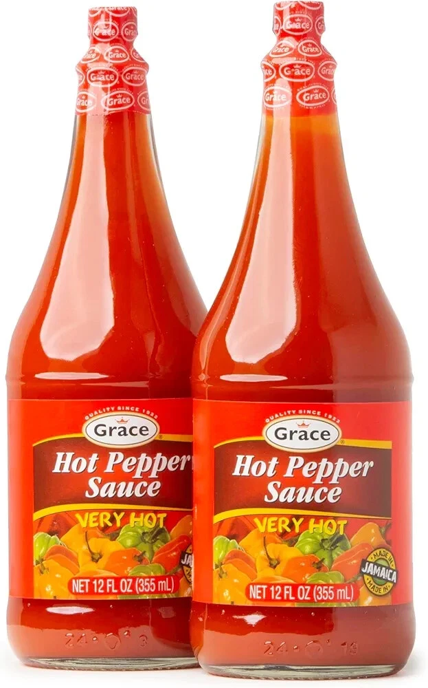 Jamaican Red Pepper Sauce 12 oz 2 bottles