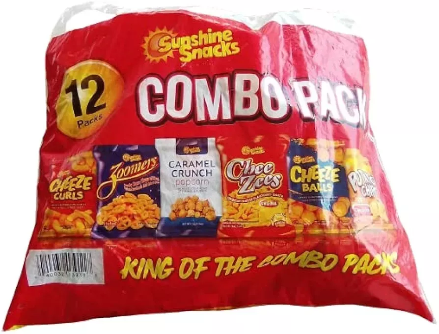 Sunshine Snacks Combo Pack of 12 Original