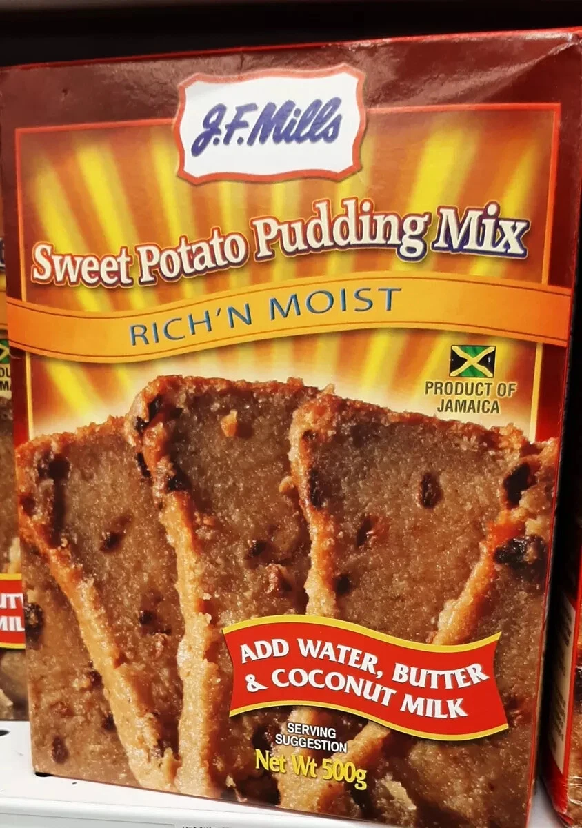J.F Mills Sweet Jamaican Potato Pudding 500g